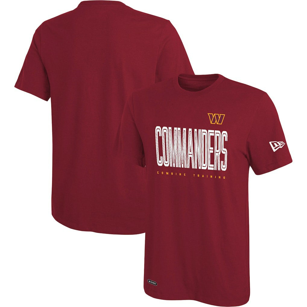Washington Commanders New Era Combine Authentic Training Huddle Up T-Shirt - Burgundy for sale