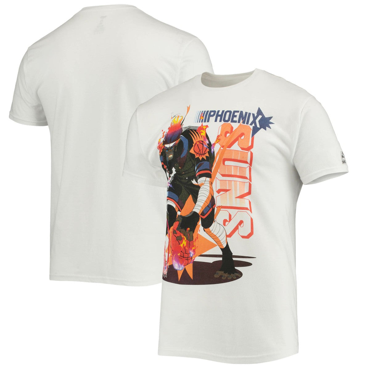 Phoenix Suns NBA x McFlyy Identify Artist Series T-Shirt - White for sale