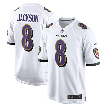 Lamar Jackson Baltimore Ravens Game Jersey - White | Nike cheap