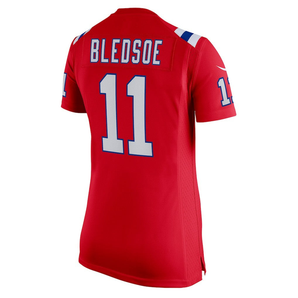 Drew Bledsoe New England Patriots Women's Retired Game Jersey - Red | Nike online