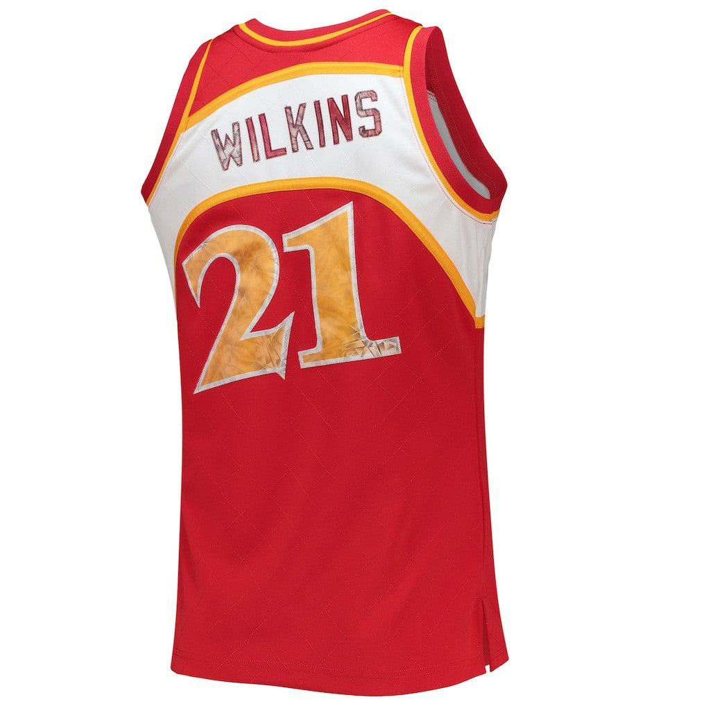 Dominique Wilkins Atlanta Hawks 1986/87 Hardwood Classics NBA 75th Anniversary Diamond Swingman Jersey - Red | Mitchell & Ness discount
