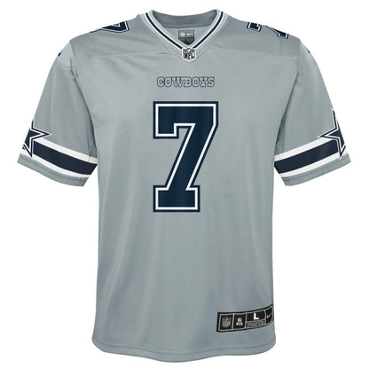 Trevon Diggs Dallas Cowboys Youth Inverted Game Jersey - Silver | Nike outlet