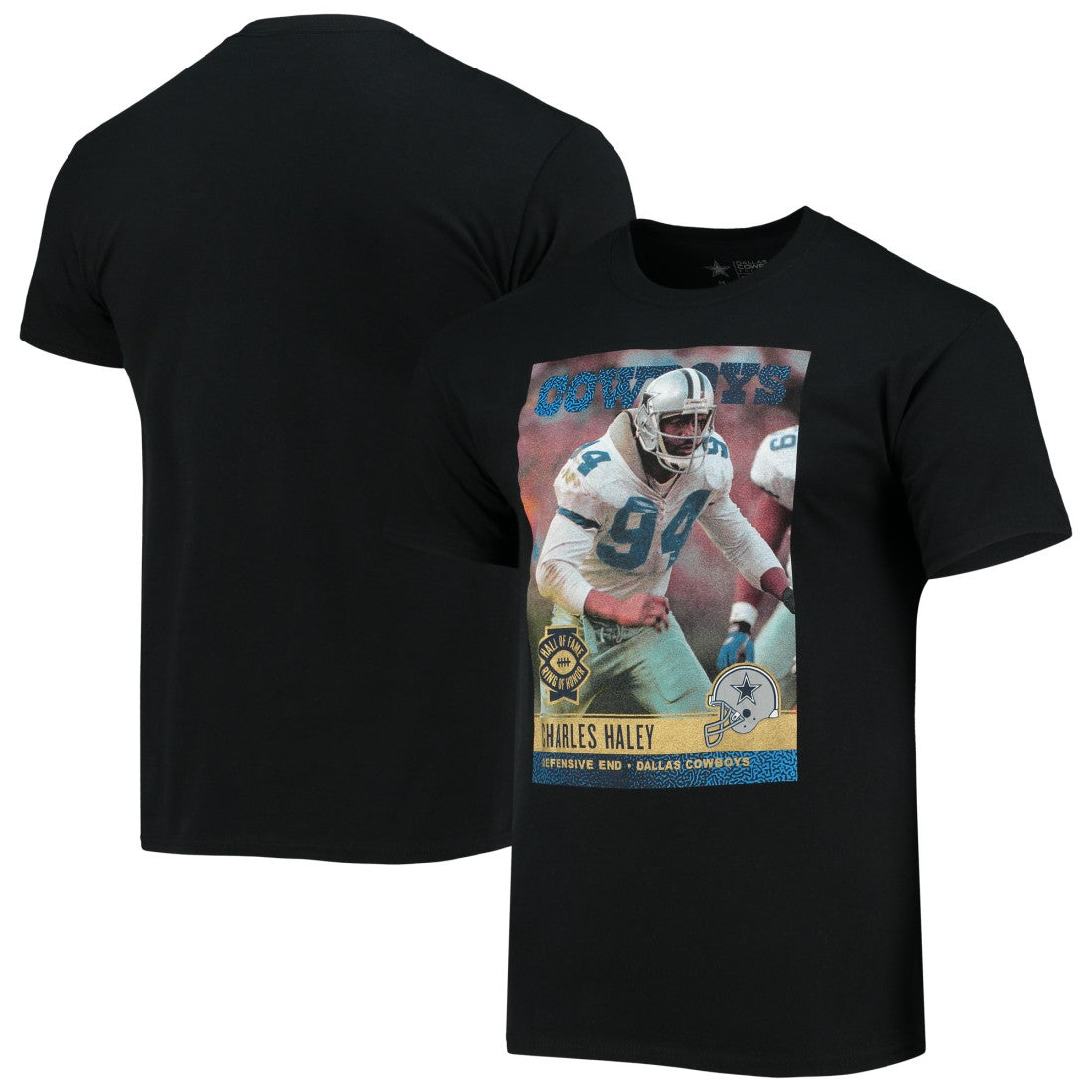 Charles Haley Dallas Cowboys Name & Number T-Shirt - Black discount