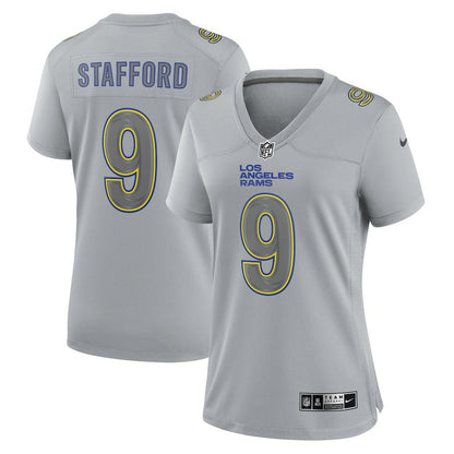 Matthew Stafford Los Angeles Rams Women's Atmosphere Fashion Game Jersey - Gray | Nike cheap