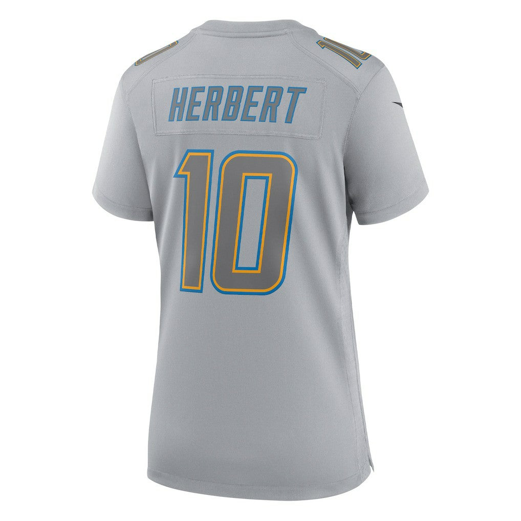 Justin Herbert Los Angeles Chargers Women's Atmosphere Fashion Game Jersey - Gray | Nike online