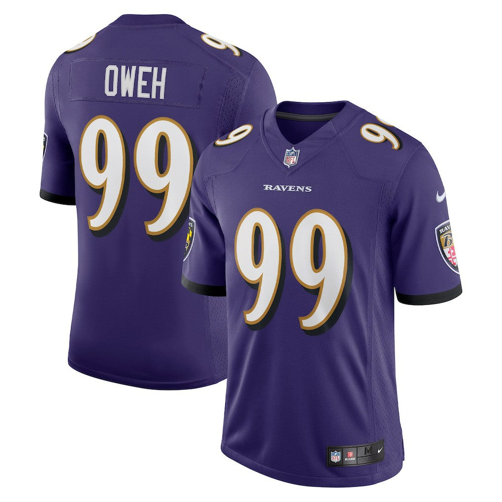 Odafe Oweh Baltimore Ravens Vapor Limited Jersey - Purple | Nike outlet
