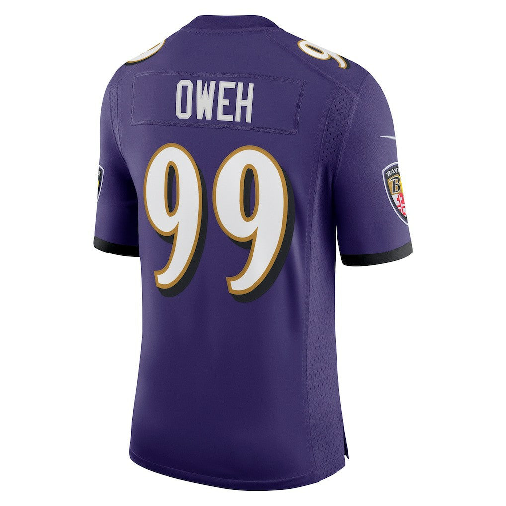 Odafe Oweh Baltimore Ravens Vapor Limited Jersey - Purple | Nike outlet