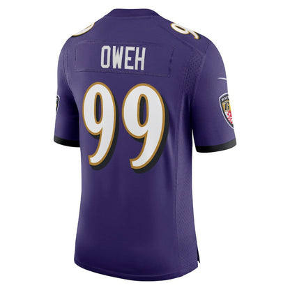 Odafe Oweh Baltimore Ravens Vapor Limited Jersey - Purple | Nike outlet
