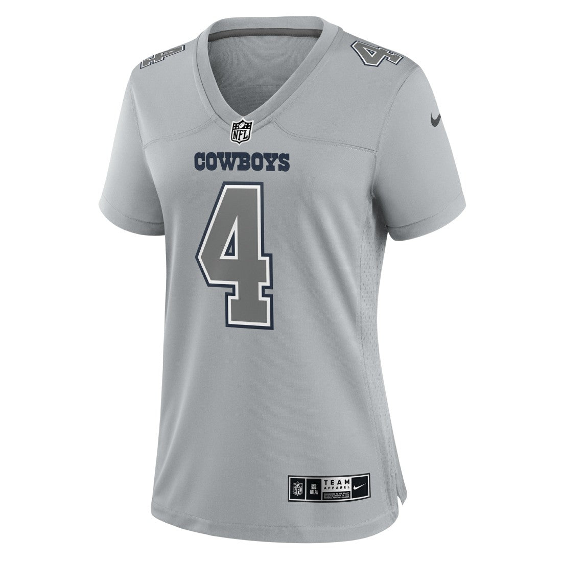 Dak Prescott Dallas Cowboys Women's Atmosphere Fashion Game Jersey - Gray | Nike for sale