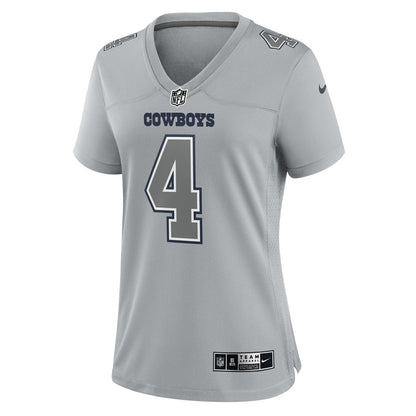 Dak Prescott Dallas Cowboys Women's Atmosphere Fashion Game Jersey - Gray | Nike for sale
