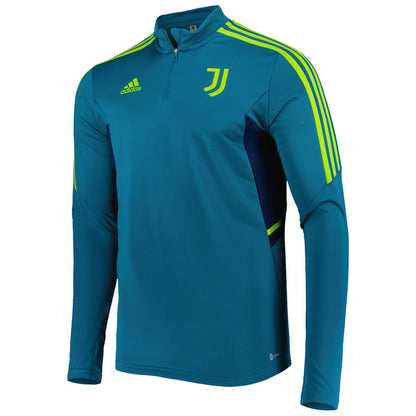 Juventus Team Training AEROREADY Quarter-Zip Top - Teal | Adidas on sale