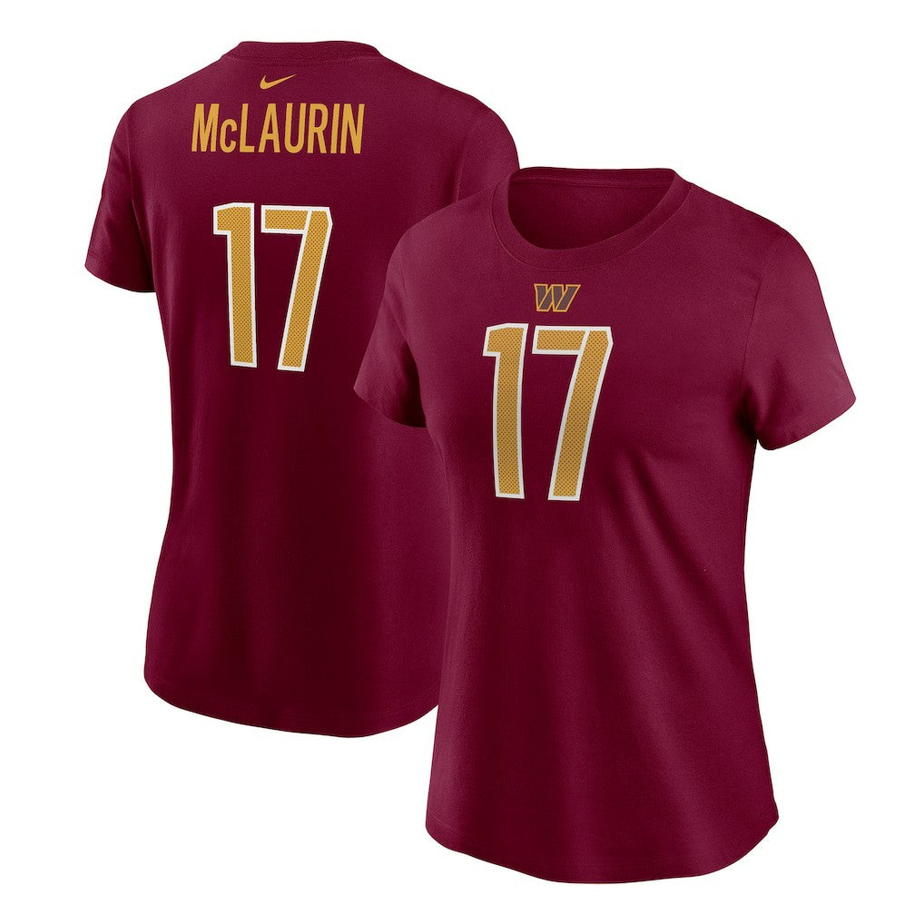 Terry McLaurin Washington Commanders Women's Player Name & Number T-Shirt - Burgundy | Nike for sale