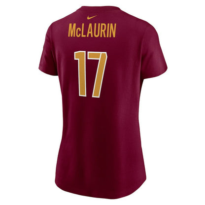 Terry McLaurin Washington Commanders Women's Player Name & Number T-Shirt - Burgundy | Nike for sale