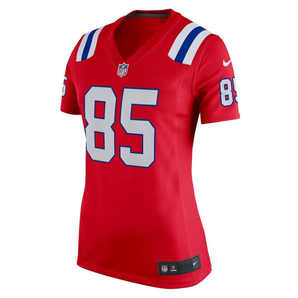 Hunter Henry New England Patriots Women's Team Game Jersey - Red | Nike for sale