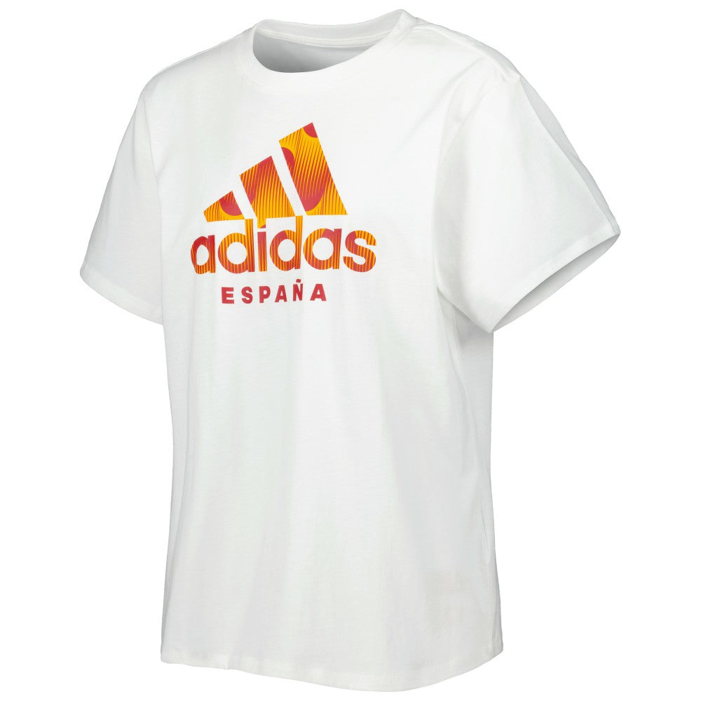 Spain National Team Women's DNA T-Shirt - White | Adidas online