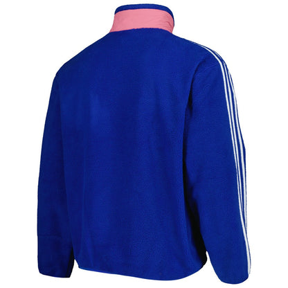 Juventus Lifestyler Fleece Full-Zip Jacket - Blue | Adidas discount
