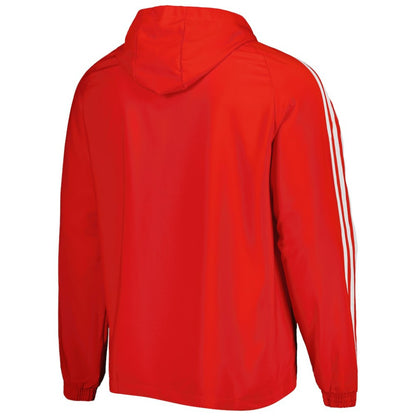 Bayern Munich DNA Raglan Full-Zip Hoodie Windbreaker Jacket - Red | Adidas cheap