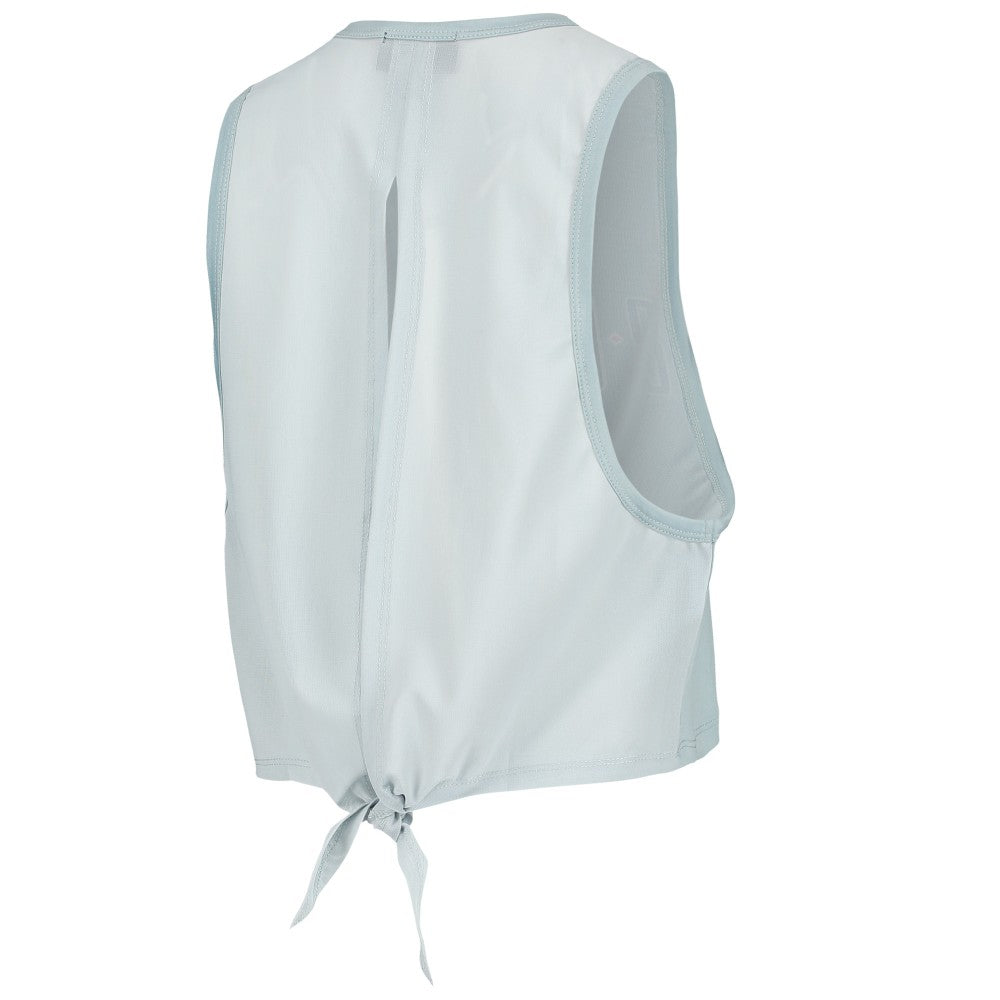 Los Angeles Angels The Wild Collective Women's Open Back Twist-Tie Tank Top - Light Blue