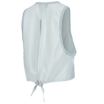 Los Angeles Angels The Wild Collective Women's Open Back Twist-Tie Tank Top - Light Blue