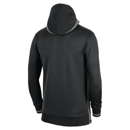 Brooklyn Nets Authentic Showtime Performance Full-Zip Hoodie - Black | Nike cheap