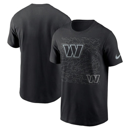 Washington Commanders RFLCTV T-Shirt - Black | Nike on sale