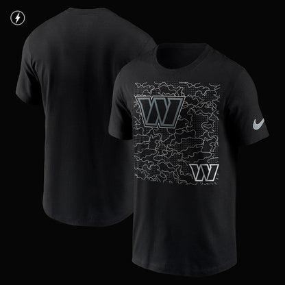 Washington Commanders RFLCTV T-Shirt - Black | Nike on sale