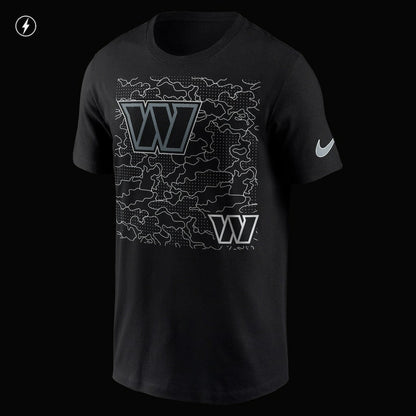 Washington Commanders RFLCTV T-Shirt - Black | Nike on sale