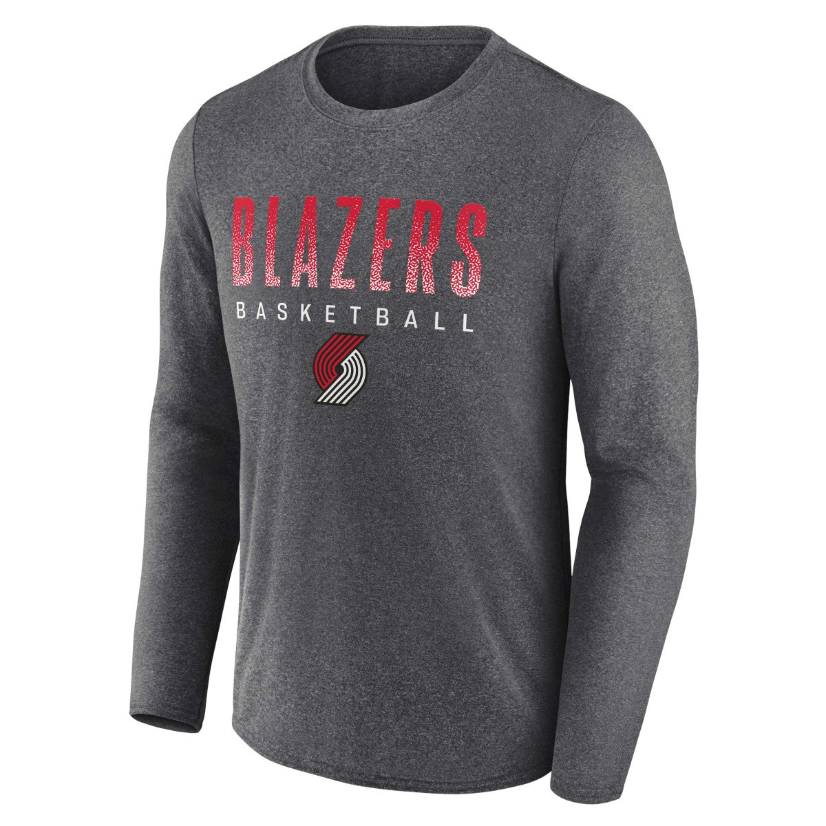 Portland Trail Blazers Where Legends Play Iconic Practice Long Sleeve T-Shirt - Heathered Charcoal | Fanatics outlet