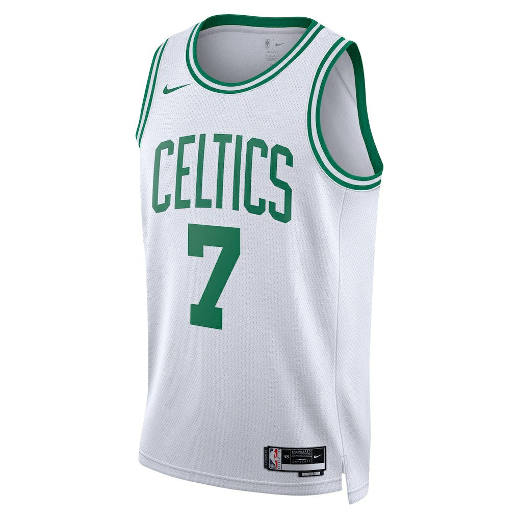 Jaylen Brown Boston Celtics Unisex Swingman Jersey - Association Edition - White | Nike for sale