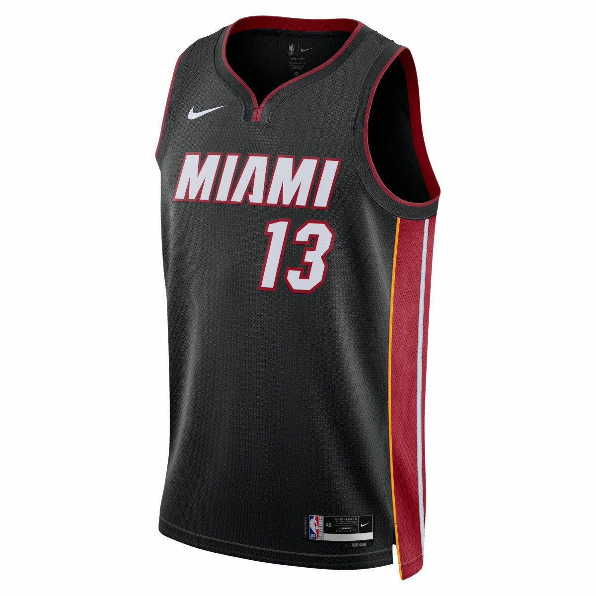 Bam Adebayo Miami Heat Unisex Swingman Jersey - Icon Edition - Black | Nike for sale