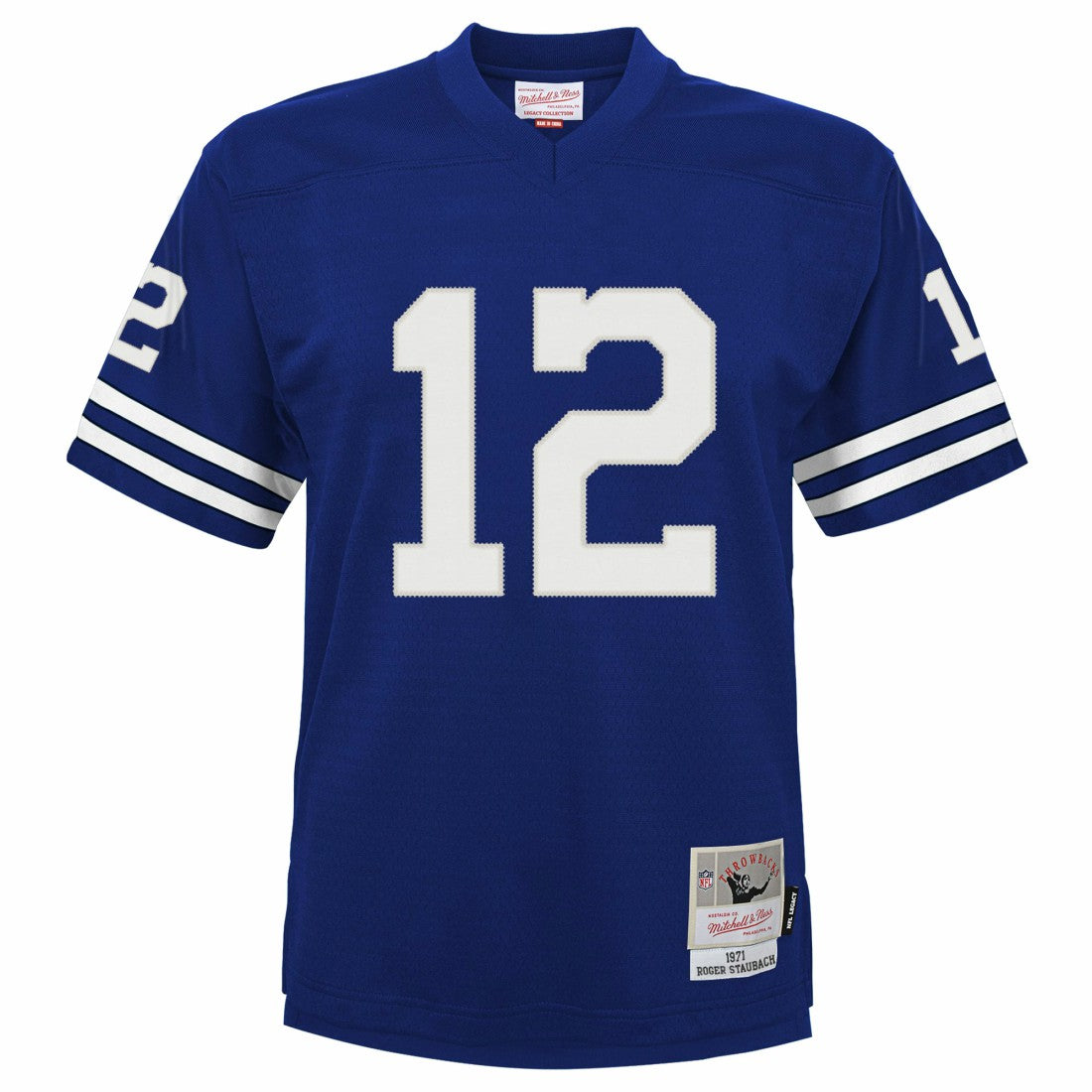 Roger Staubach Dallas Cowboys Preschool 1971 Retired Player Legacy Jersey - Navy online