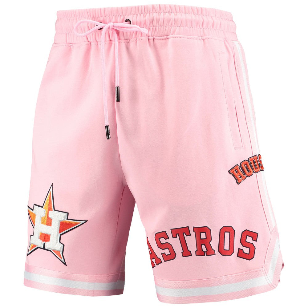 Houston Astros Pro Standard Logo Club Shorts - Pink