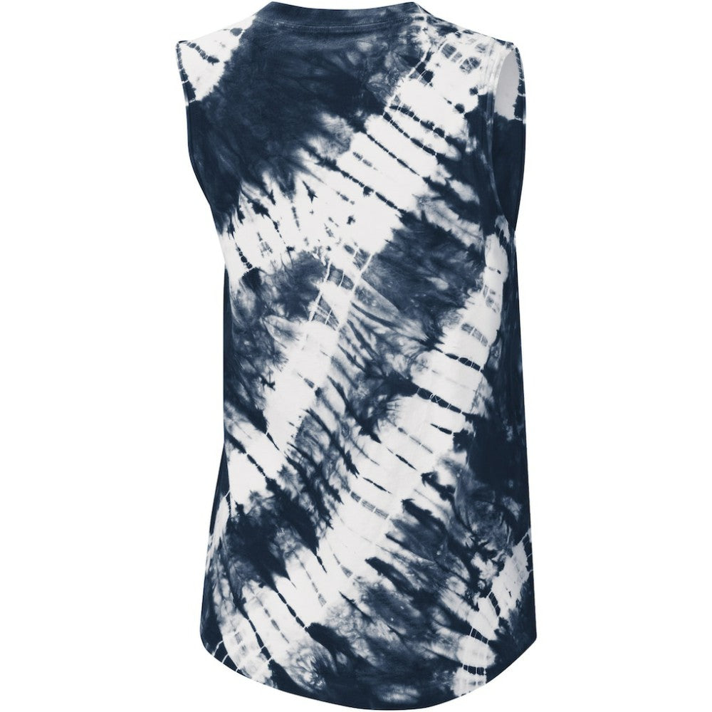 Boston Red Sox Touch Women's Money Ball Tie-Dye Tank Top - Navy