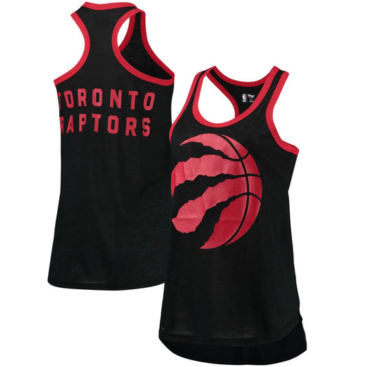 Toronto Raptors G-III Sports by Carl Banks Women's Showdown Scoop-Neck Racerback Tank Top - Black sale