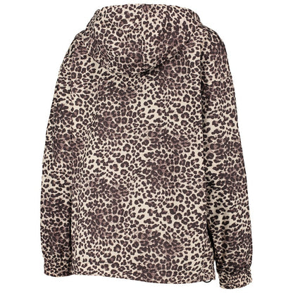 Brooklyn Nets DKNY Sport Women's Gabriella Windbreaker Half-Zip Hoodie - Leopard discount