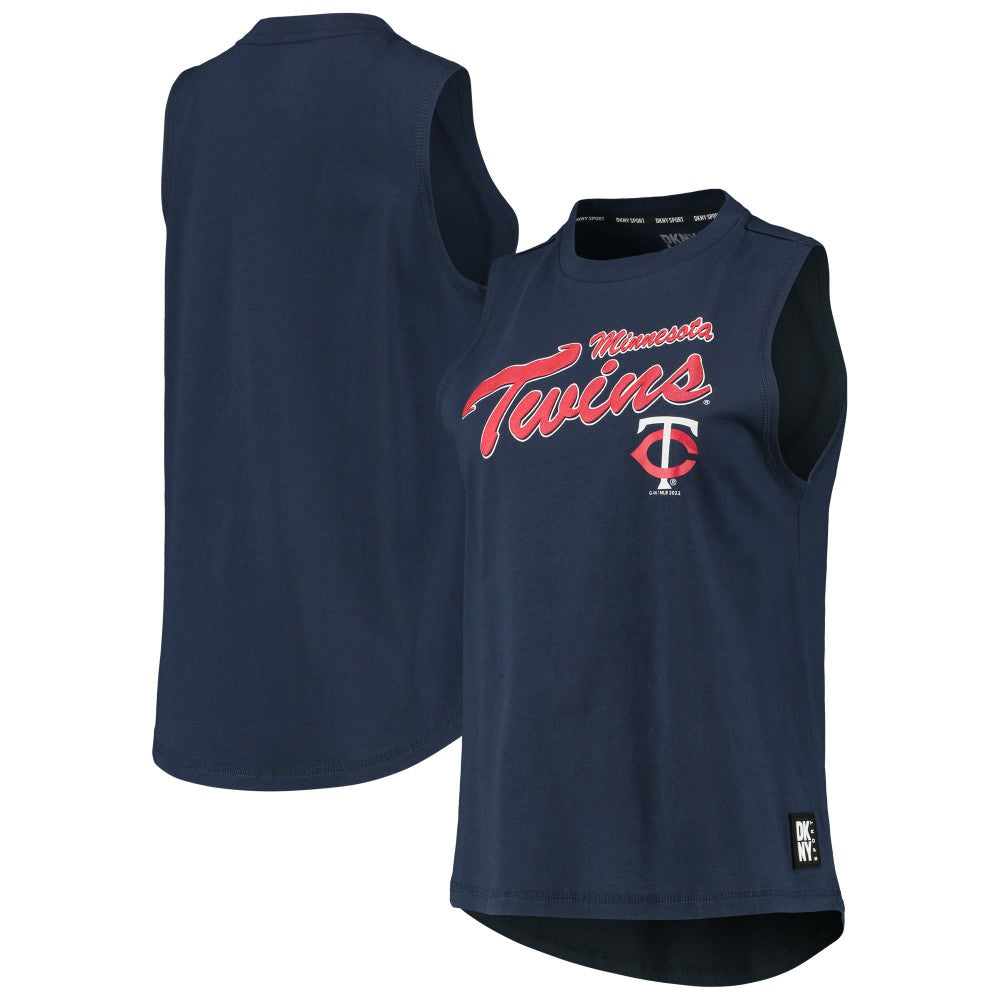 Minnesota Twins DKNY Sport Women's Marcie Tank Top - Navy