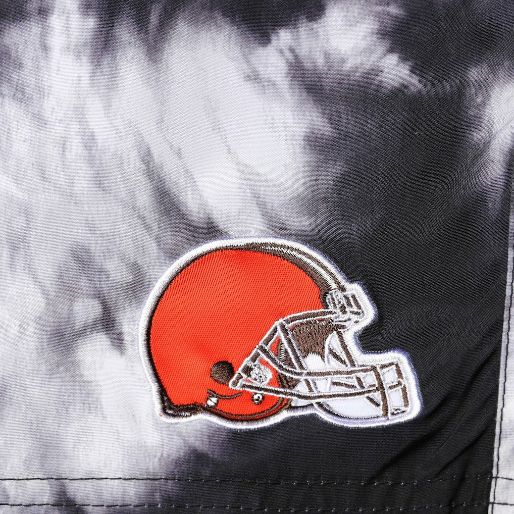 Cleveland Browns G-III Sports by Carl Banks Splash Volley Swim Shorts - Black cheap