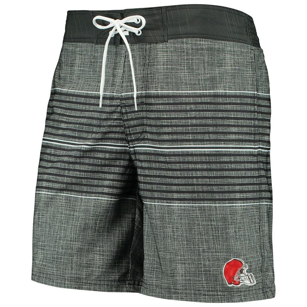 Cleveland Browns G-III Sports by Carl Banks Horizon Swim Shorts - Black for sale