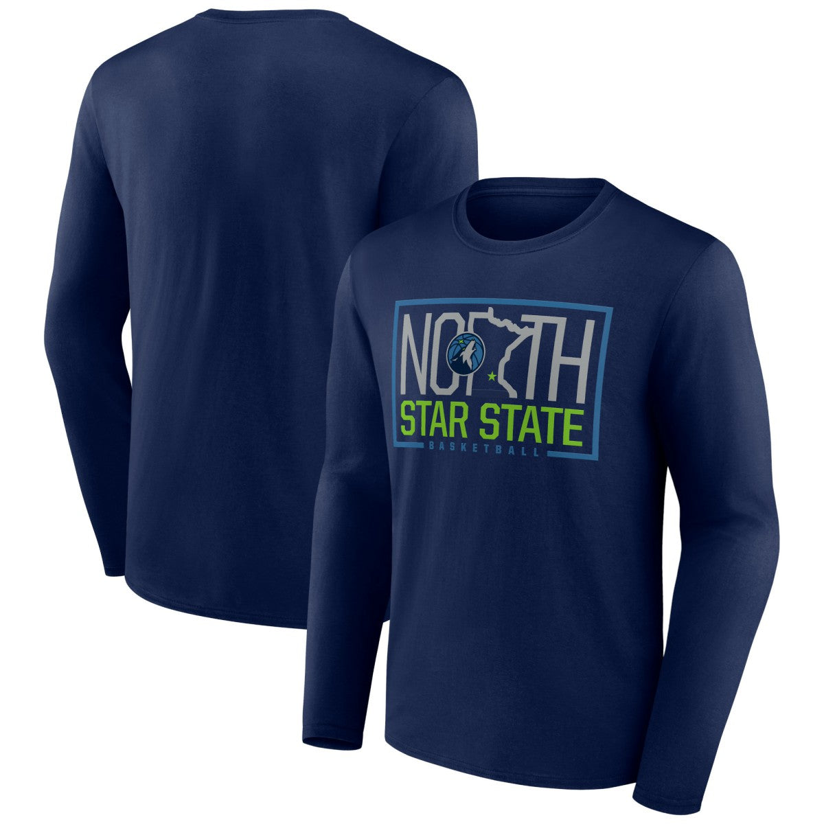 Minnesota Timberwolves Tip-Off Long Sleeve T-Shirt - Navy online