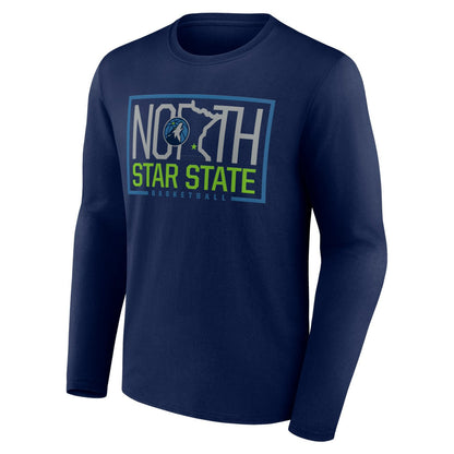 Minnesota Timberwolves Tip-Off Long Sleeve T-Shirt - Navy online