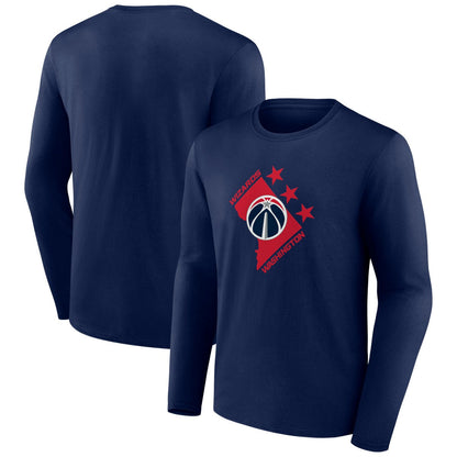 Washington Wizards Tip-Off Long Sleeve T-Shirt - Navy shop
