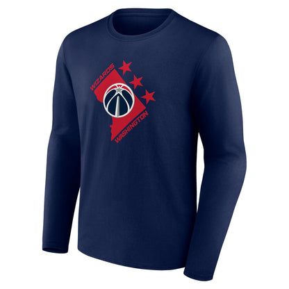 Washington Wizards Tip-Off Long Sleeve T-Shirt - Navy shop