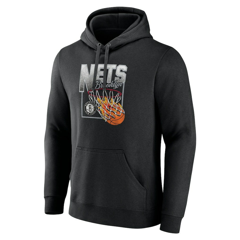 Brooklyn Nets Alley Oop Pullover Hoodie - Black for sale