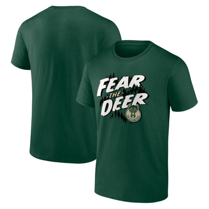 Milwaukee Bucks Tip-Off T-Shirt - Hunter Green for sale