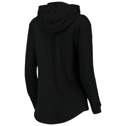 Washington Nationals Levelwear Women's Vivid Scuba Neck Pullover Hoodie - Black