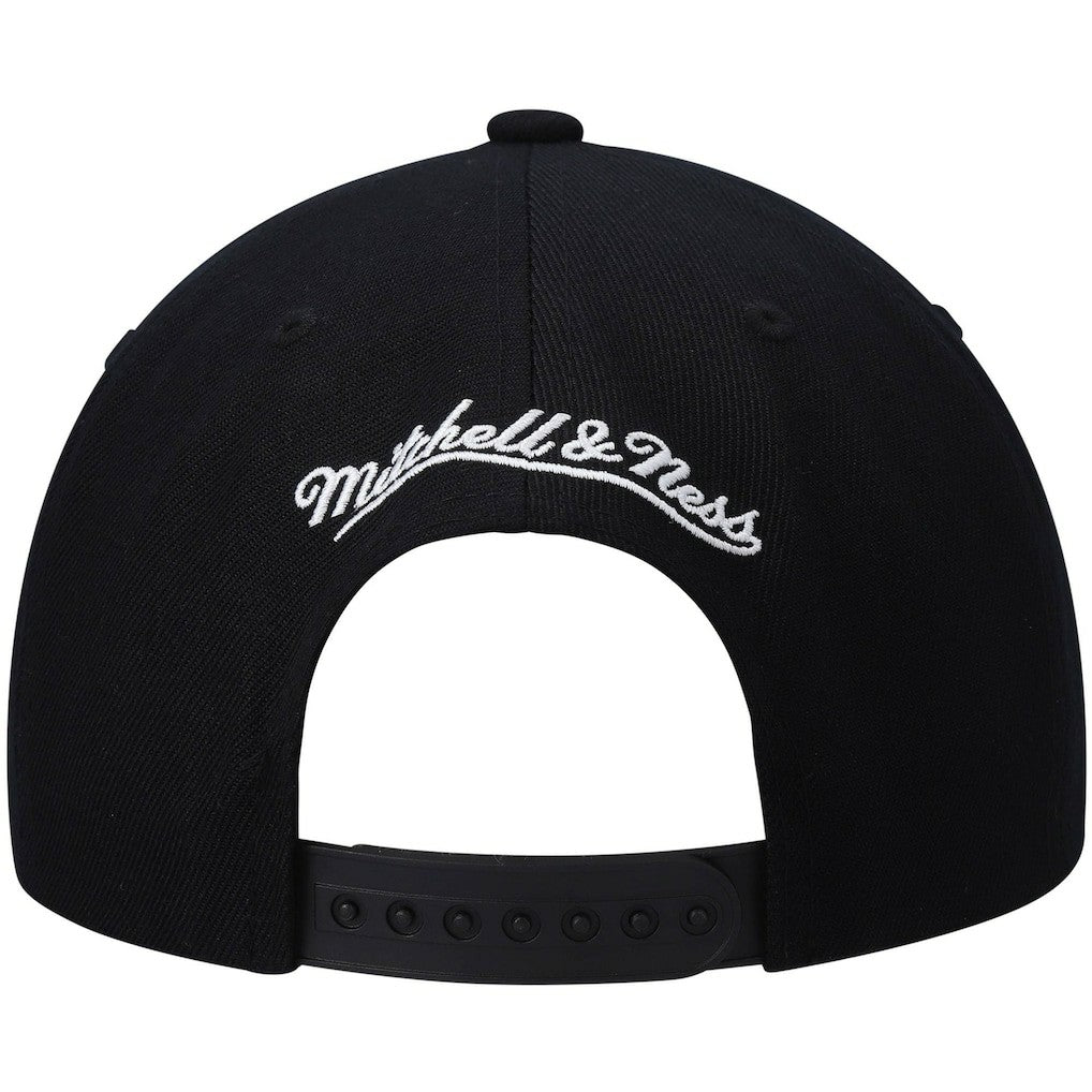 Golden State Warriors Hardwood Classics Script 2.0 Snapback Hat sale - Black | Mitchell & Ness outlet