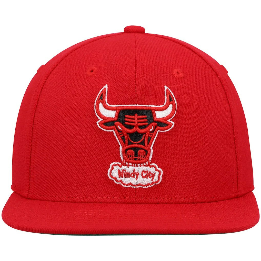 Chicago Bulls Hardwood Classics Team Ground 2.0 Snapback Hat - Red | Mitchell & Ness sale