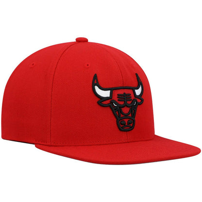 Chicago Bulls Ground 2.0 Snapback Hat - Red | Mitchell & Ness cheap