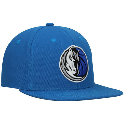 Dallas Mavericks Ground 2.0 Snapback Hat - Blue | Mitchell & Ness discount