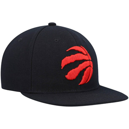 Toronto Raptors Ground 2.0 Snapback Hat - Black | Mitchell & Ness cheap